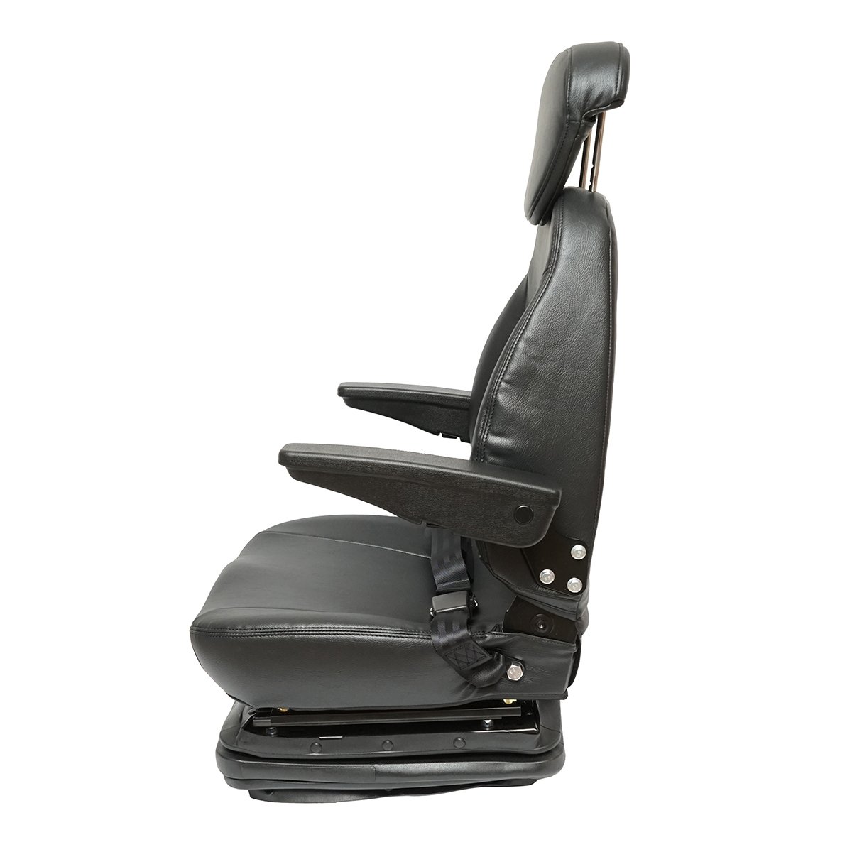 Scaun universal reglabil pentru tractor cu centura de siguranta, cotiere si suspensie 800x610mm